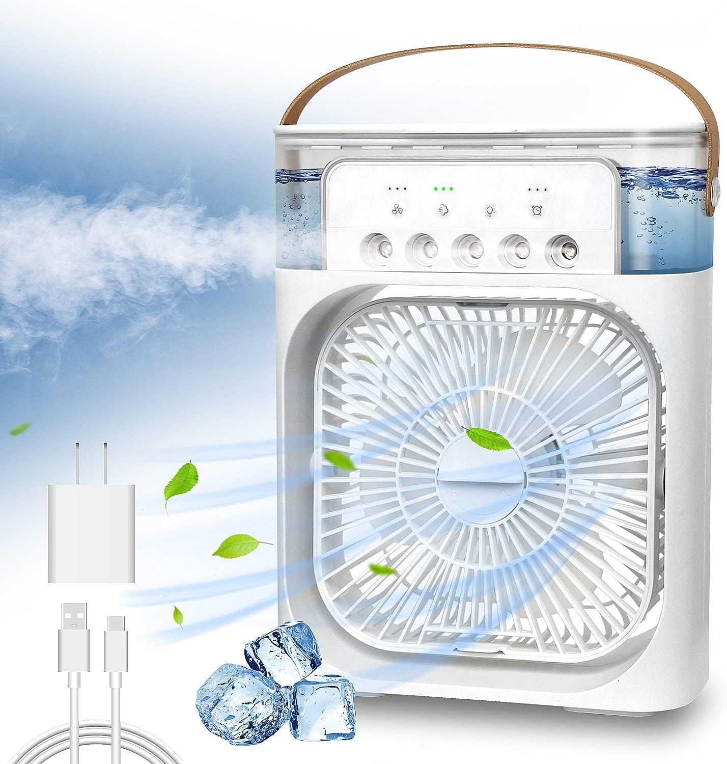 Mini Ventilador Refrescante LED